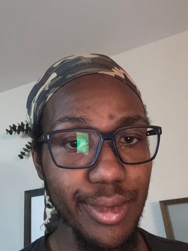 Customer photo review of Tate | Magnetic Sporty Clip-on Eyeglasses Sunglasses | ZanyLen New