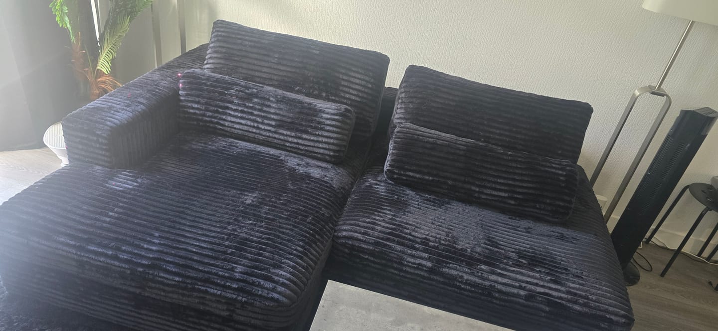 Customer photo review of Canapé d'angle convertible grande méridienne MONTPARNASSE