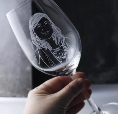 Customer photo review of Cloudray UV-10 10W Water-Cooled High-stability & High Efficiency UV Laser Engraver