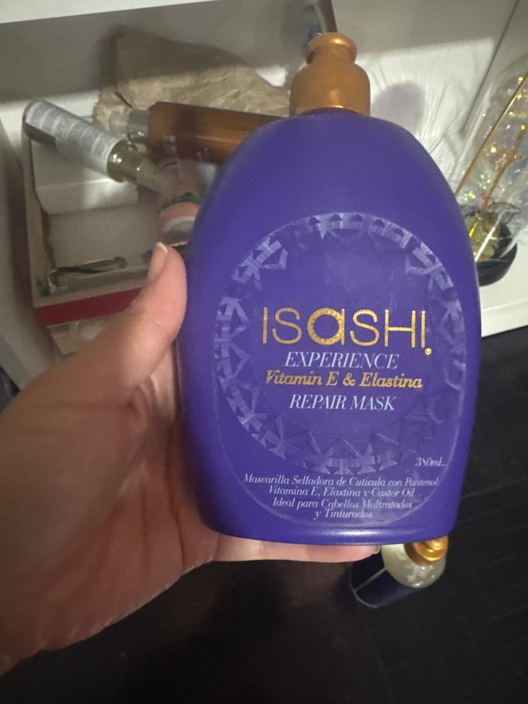 Customer photo review of ISASHI EXPERIENCE REPAIR MASK  380mL