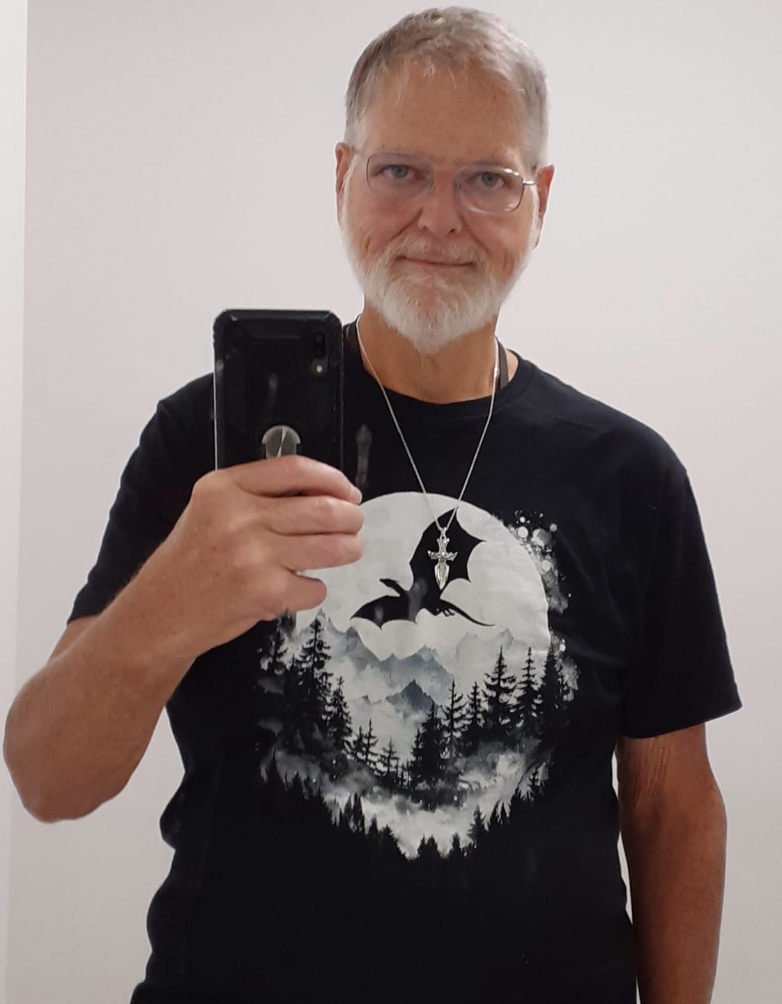 Customer photo review of Full Moon Flight Dragon T-Shirt