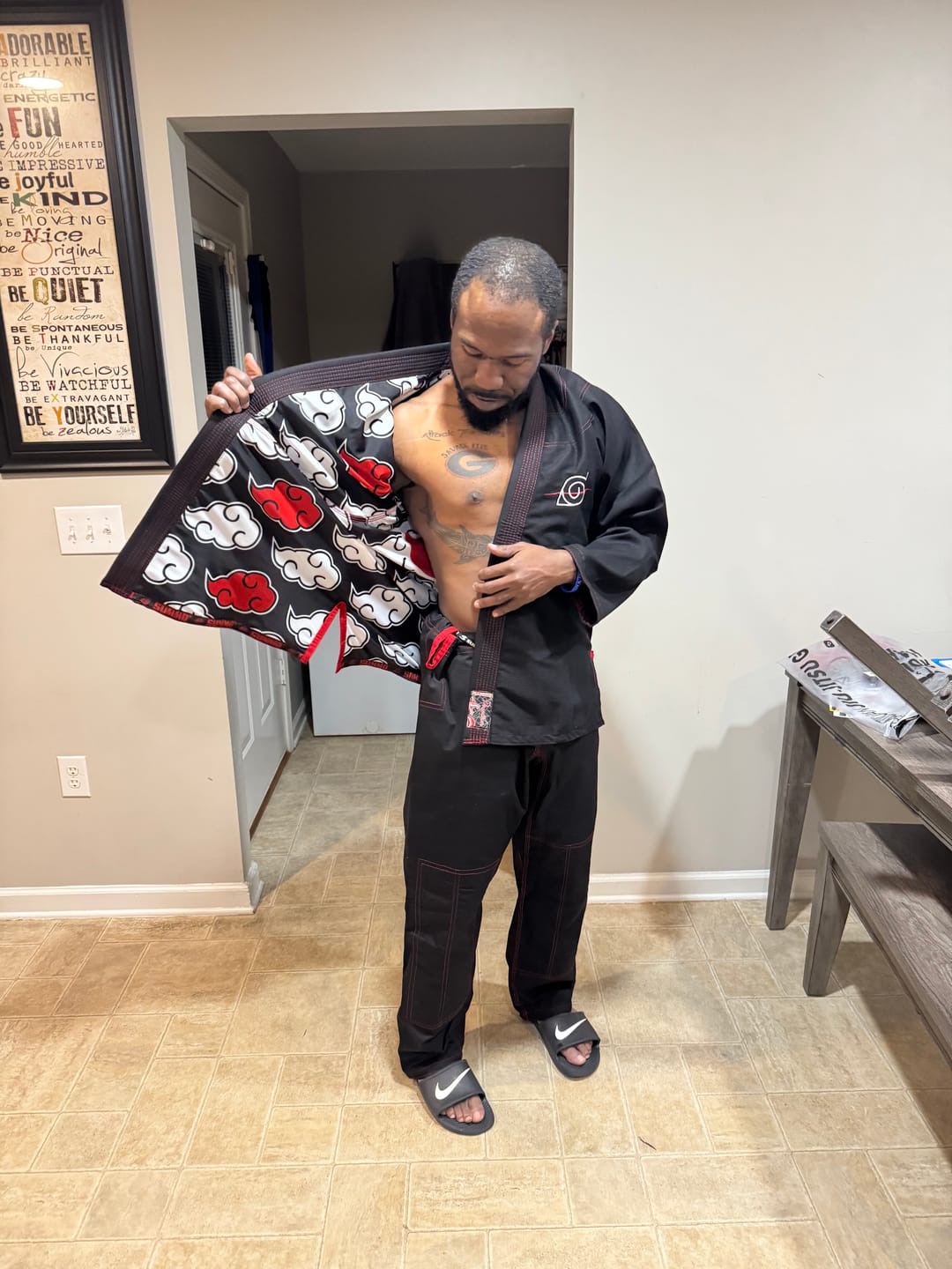 Customer photo review of Akatsuki Sublimation Brazilian Jiu Jitsu Gi (BJJ GI)