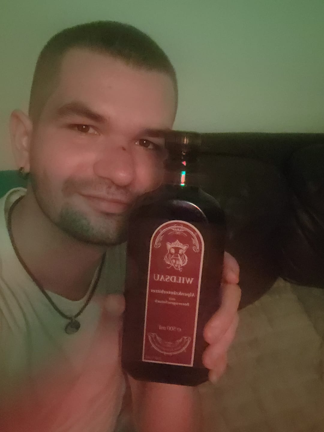 Customer photo review of Wildsau Alpenkräuterbitter 20,3 % vol