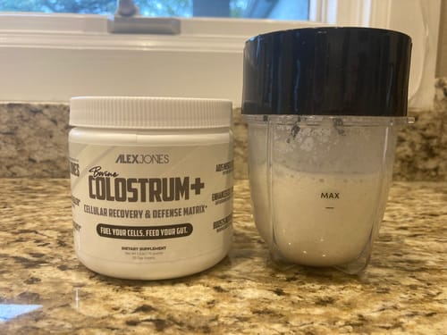 Customer photo review of Bovine Colostrum+