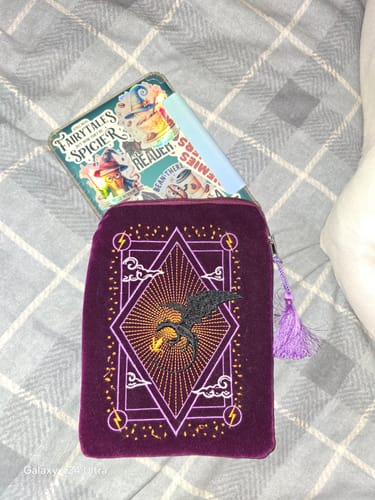 Customer photo review of Dragon Fire E-Reader Sleeve