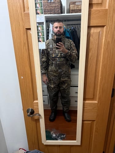 Customer photo review of FLASH SALE AquaWade Duck Waterfowl Hunting Breathable Chest Waders