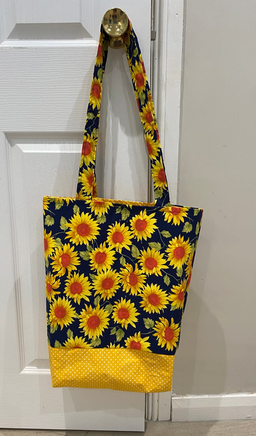 Customer photo review of Polka Dot Rose & Hubble Cotton Poplin Fabric