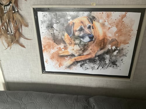 Nicholas M. review of Your Dog as Watercolor Portrait image 1 out of 1