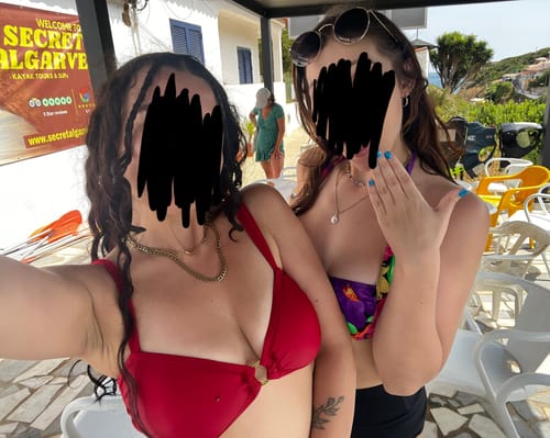 Customer photo review of BRIDGET Scarlet Red Princess Bikini Top