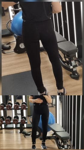Customer photo review of Leggings Butterfly | Schwarz