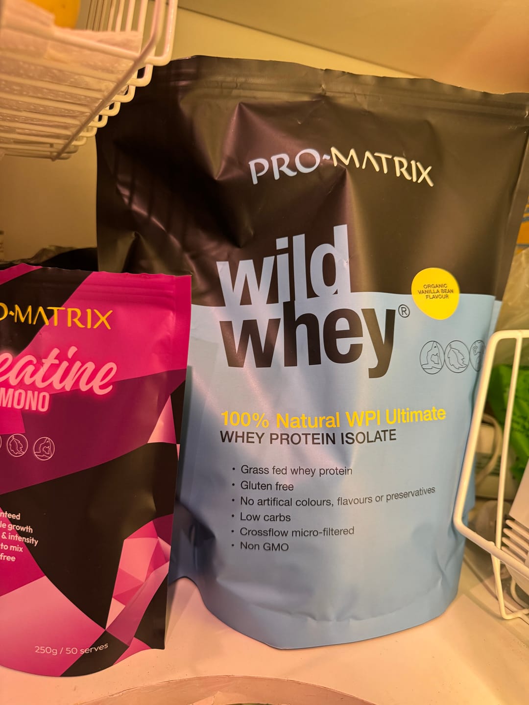 Customer photo review of 2kg VANILLA, Isolate WILD WHEY