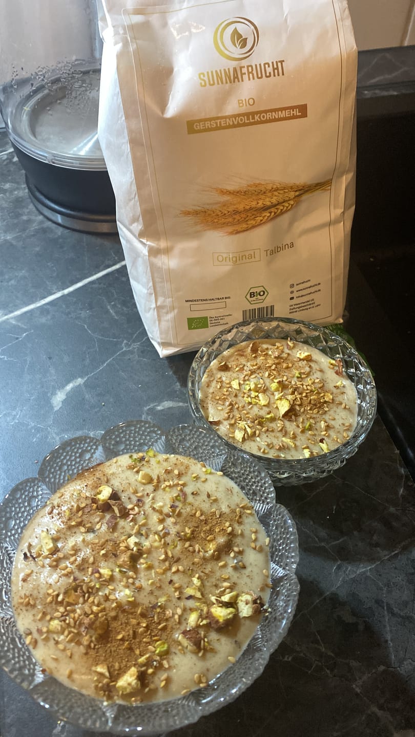Customer photo review of Bio Gerstenvollkornmehl | Talbina Zutat | 1kg