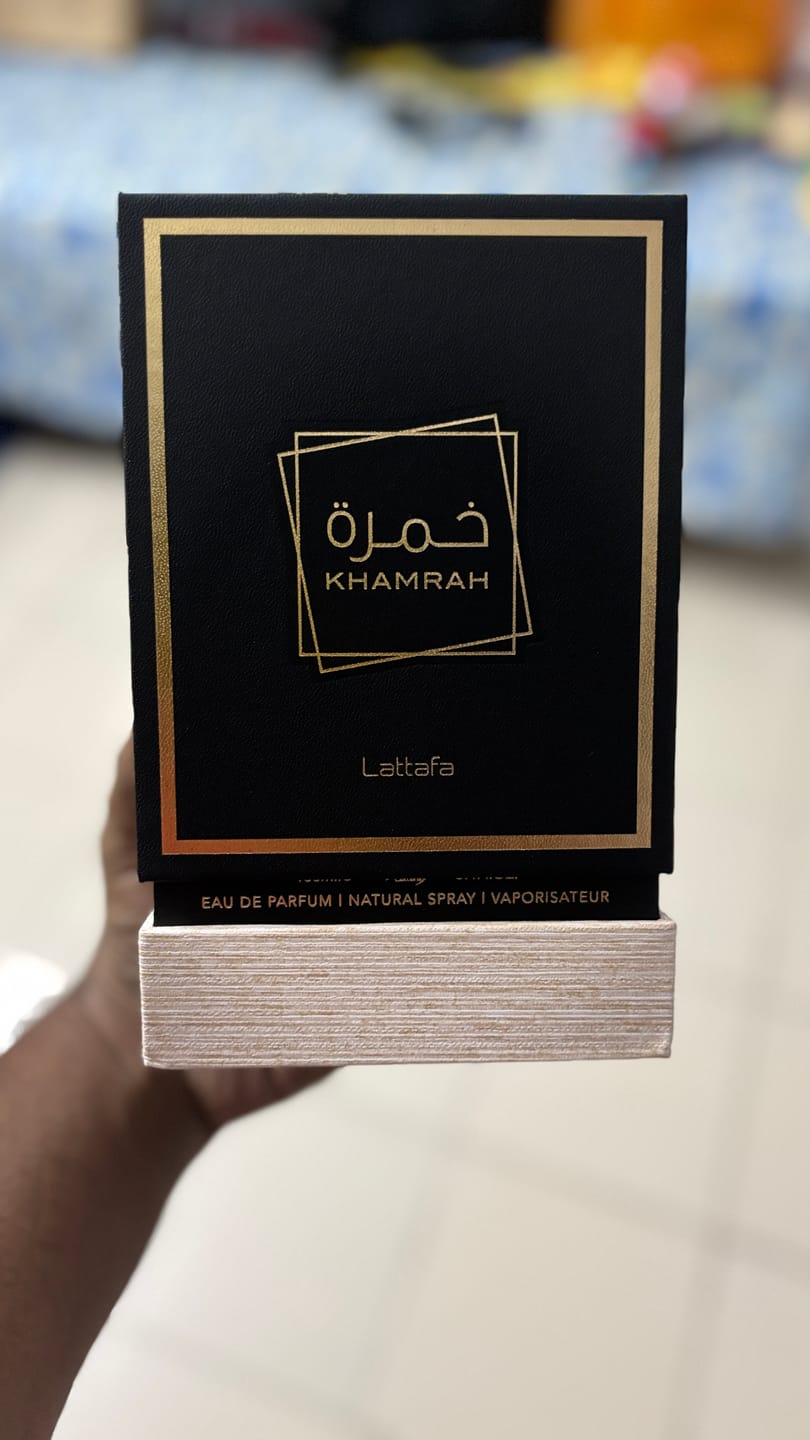 Customer photo review of Lattafa Khamrah Eau De Parfum For Unisex
