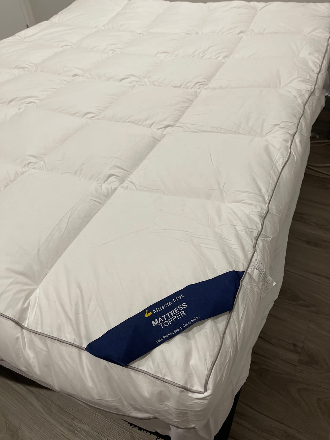 Customer photo review of Muscle Mat Luxury Mattress Topper