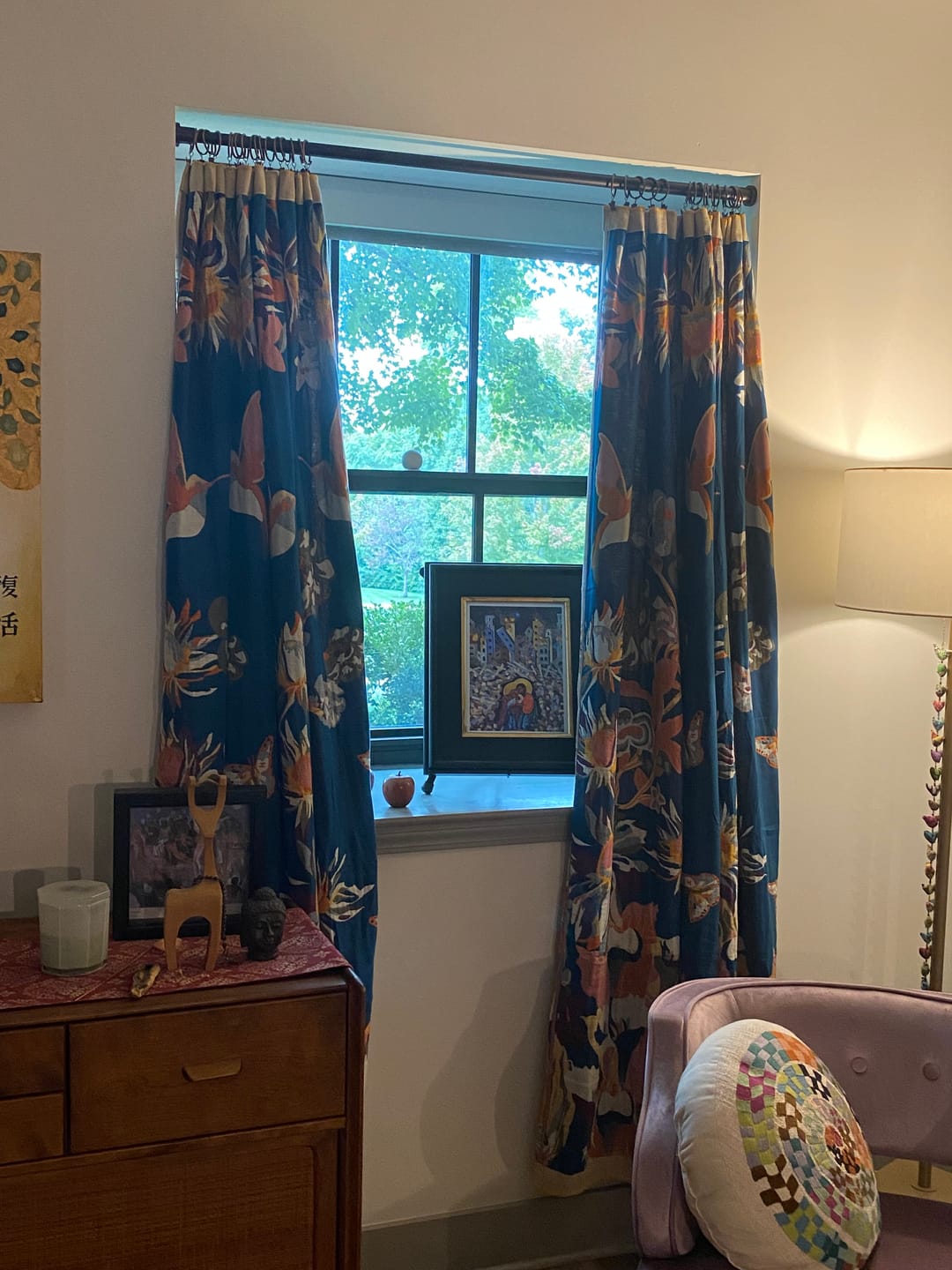 Customer photo review of Multi-layer Cotton Flower Jacquard Bedcover Sofa Blanket