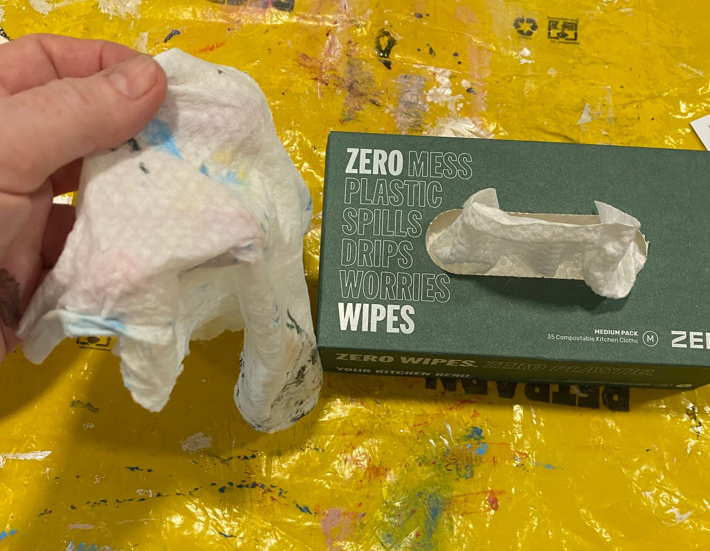Customer photo review of Cleaning Wipes