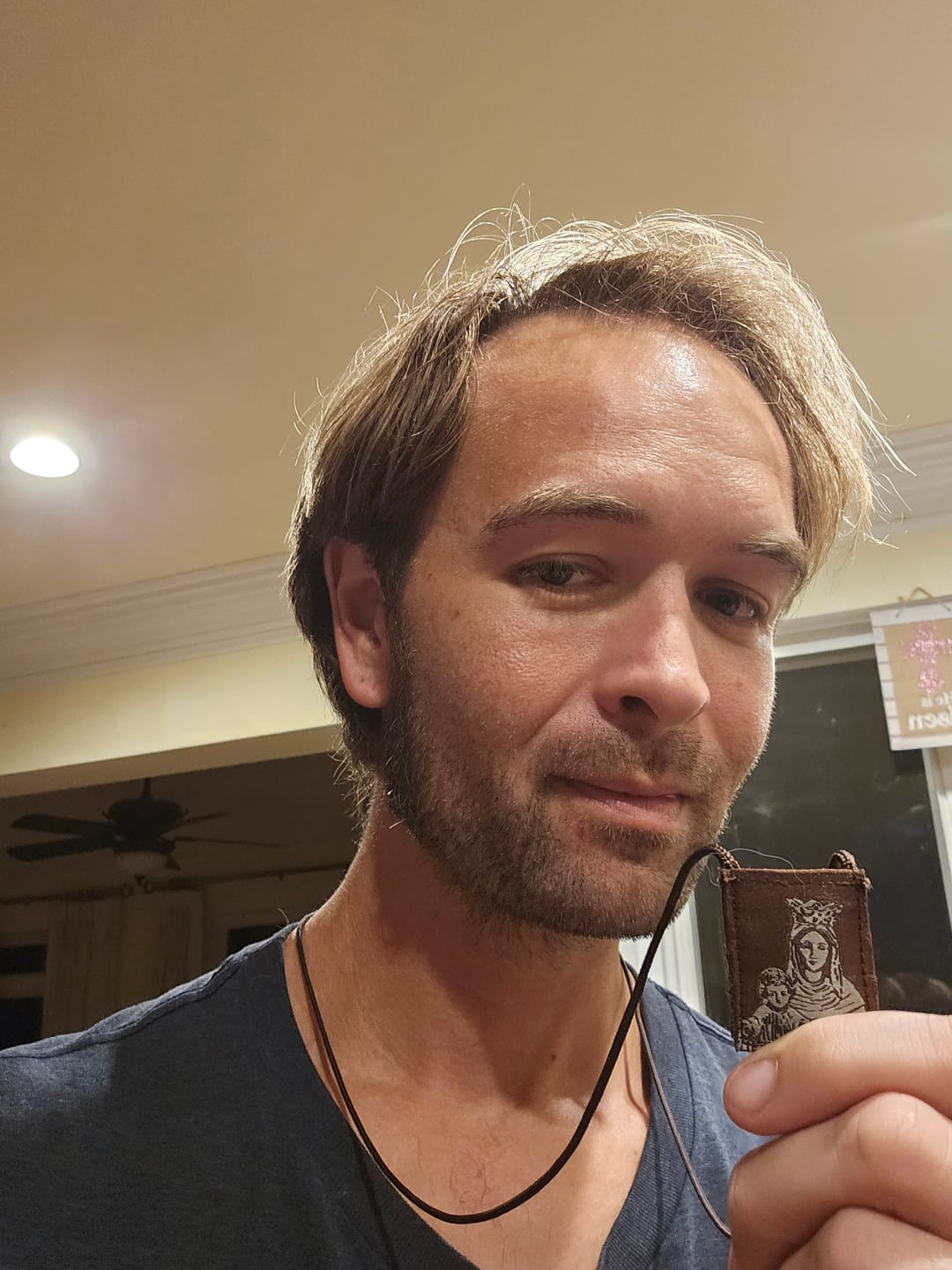 Customer photo review of OLMC Promise | Our Lady of Mt. Carmel Premium Brown Scapular