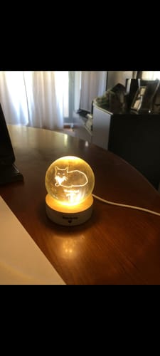 Customer photo review of Esfera de Cristal