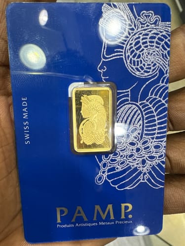 Customer photo review of 1g Gold Bar – 24K | 999.9 Fine Gold