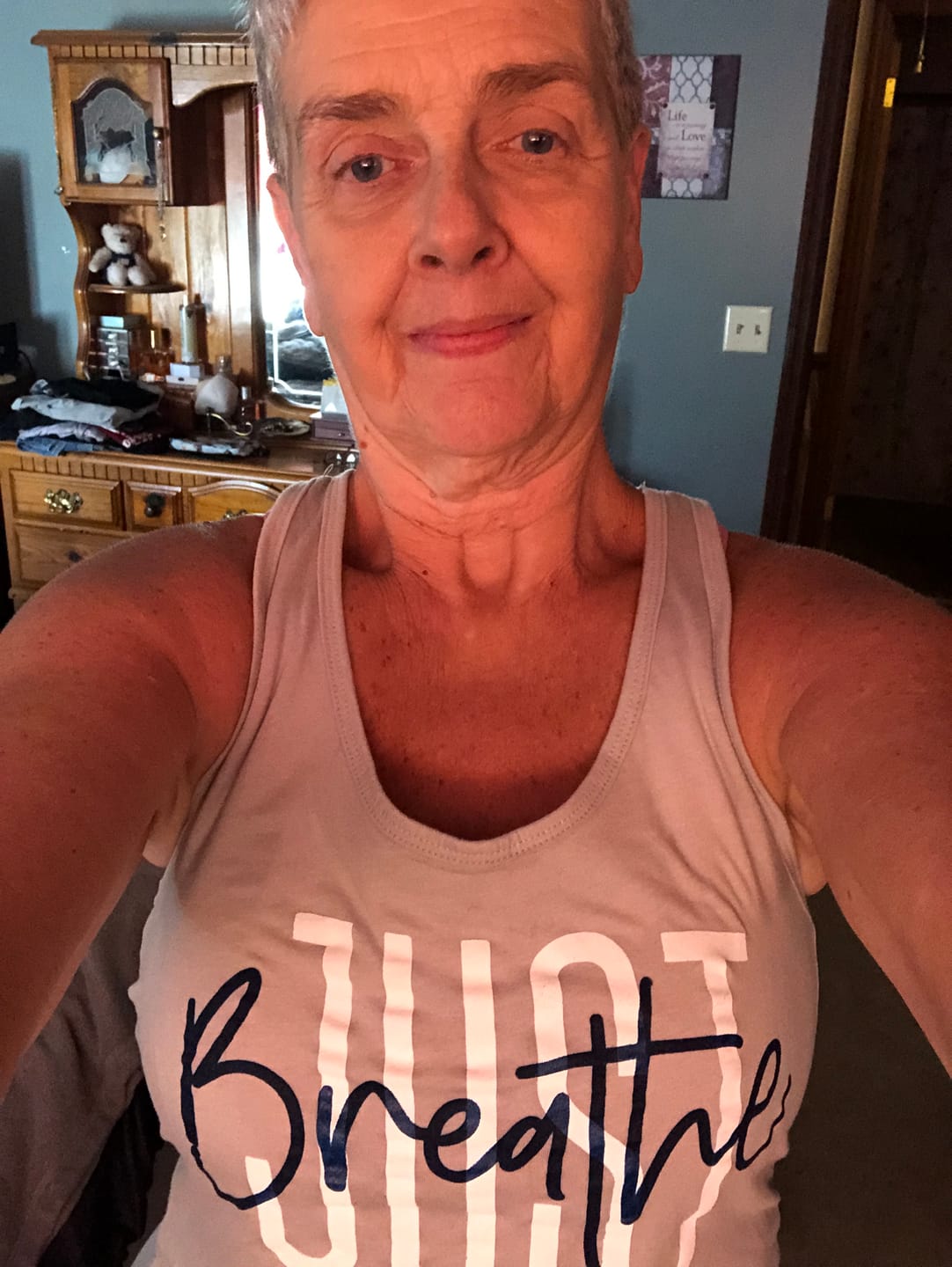Customer photo review of Racerback Tank Sale 2 - Top Prints from CFW