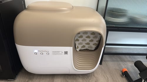 Customer photo review of Self-Cleaning Litter Box