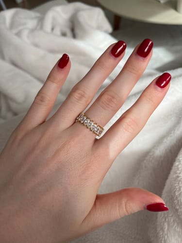 Customer photo review of Sparkle Deluxe Ring | 18K vergoldet