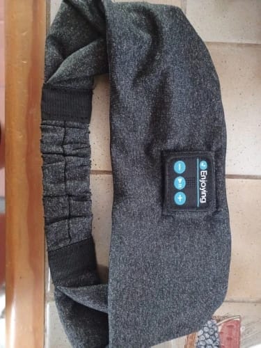 Customer photo review of Sleep Headphones Bluetooth Sports Headband Headphones with HD Stereo