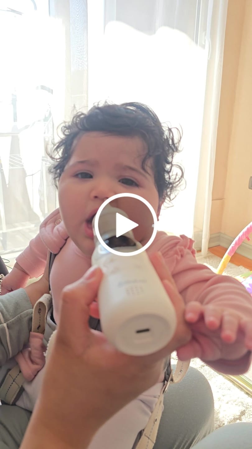 Customer video review of Aspirador nasal