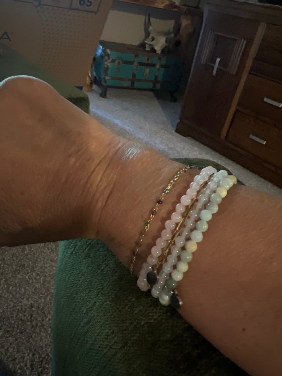 Customer photo review of Cancer Strength Bracelet Pack Mini