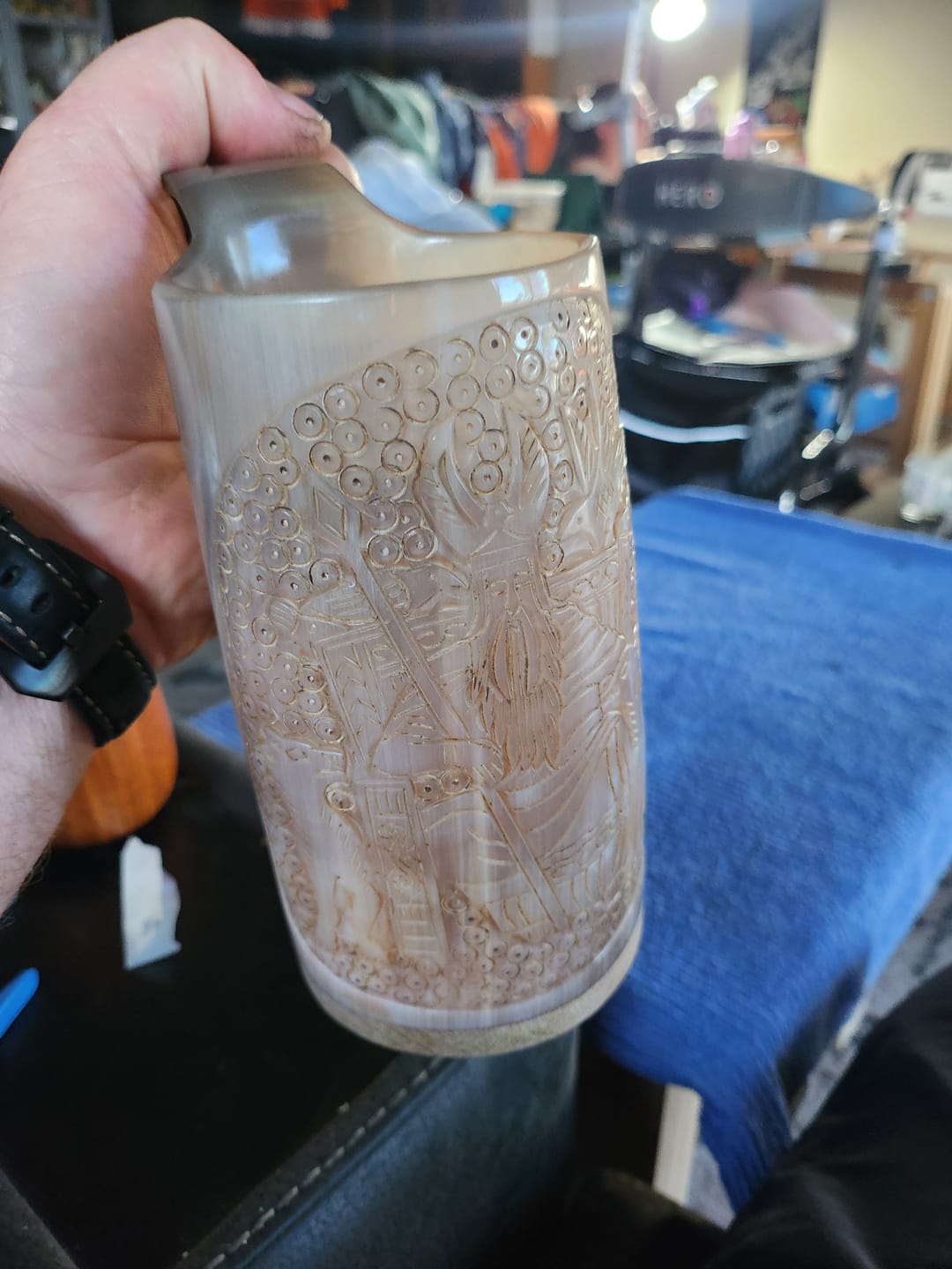 Customer photo review of Premium King Odin Horn Mug (500mL) (Preorder)