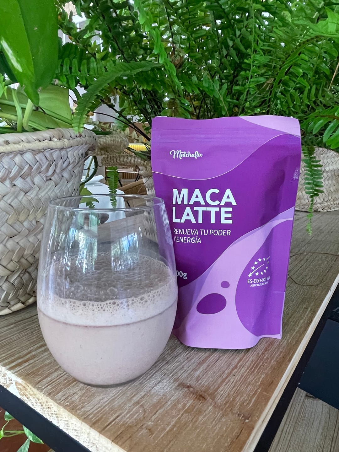 Customer photo review of Maca Latte