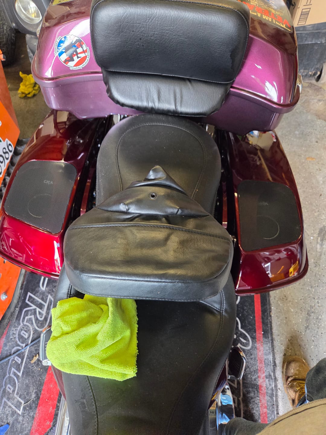 Customer photo review of Harley speaker lids - 6x9 speaker lids for 14-23 Harley Touring