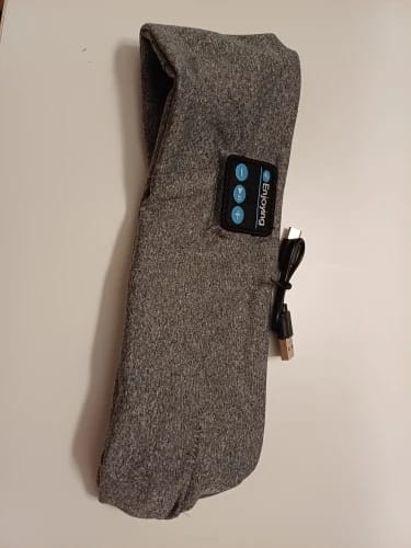 Customer photo review of Sleep Headphones Bluetooth Sports Headband Headphones with HD Stereo