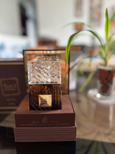 Customer photo review of Lattafa Khamrah Qahwa Eau De Parfum For Unisex