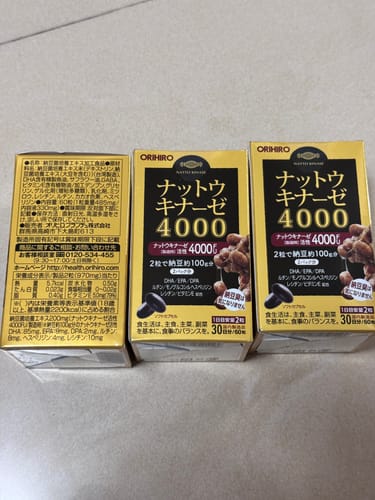 Customer photo review of ORIHIRO 納豆精華 4000FU 60粒