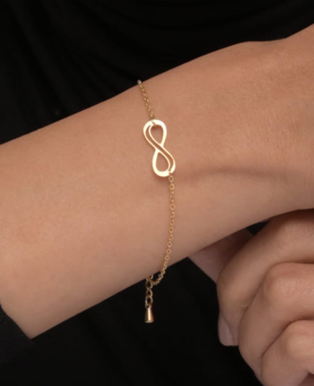Customer photo review of Infinity Charm Bracelet
