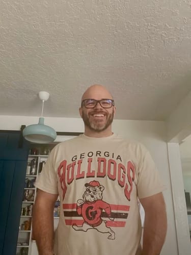 Customer photo review of Retro Football College Mascot T-Shirt/Sweatshirt/Hoodie