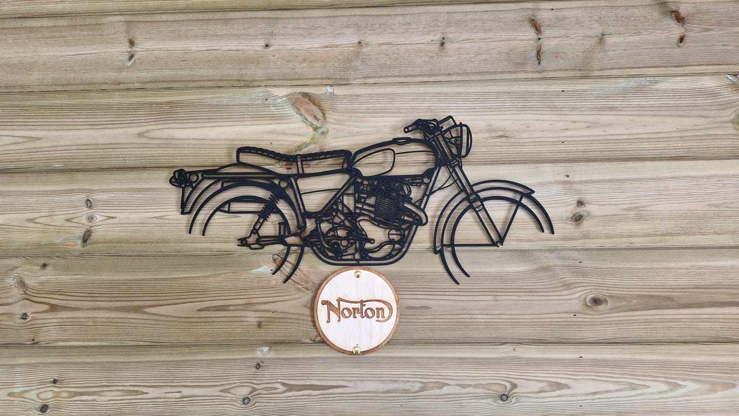 Customer photo review of Commando 1972 Silhouette Metal Wall Art