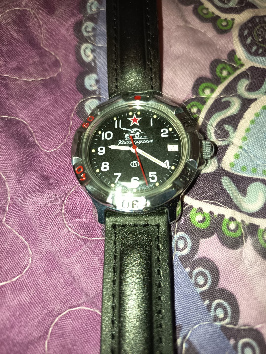 Customer photo review of Reloj Vostok Komandirskie 811306 A Cuerda Made in Russia 40mm [EXCLUSIVO]