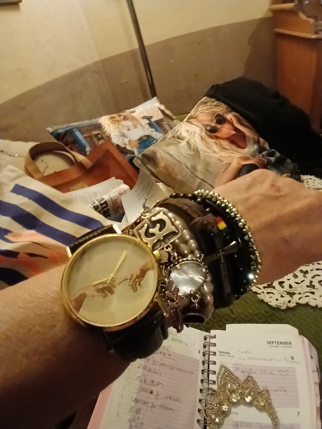 Customer photo review of Michelangelo The creation of Adam Watch