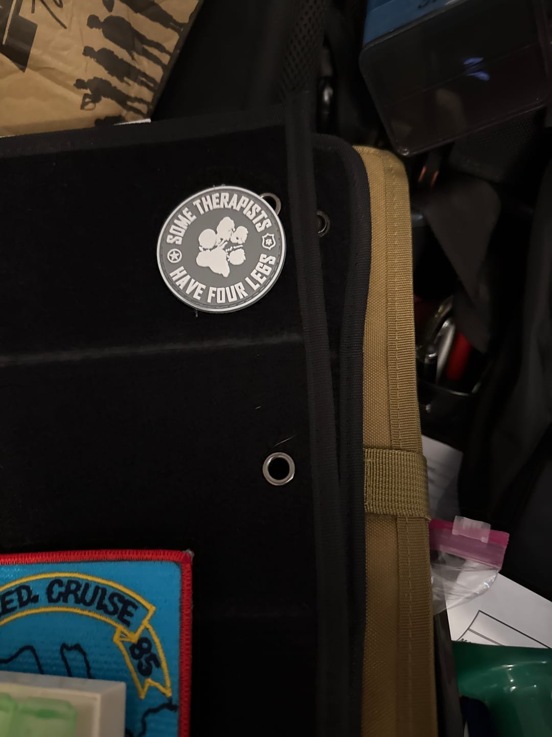 Customer photo review of Some Therapist Velcro Patch