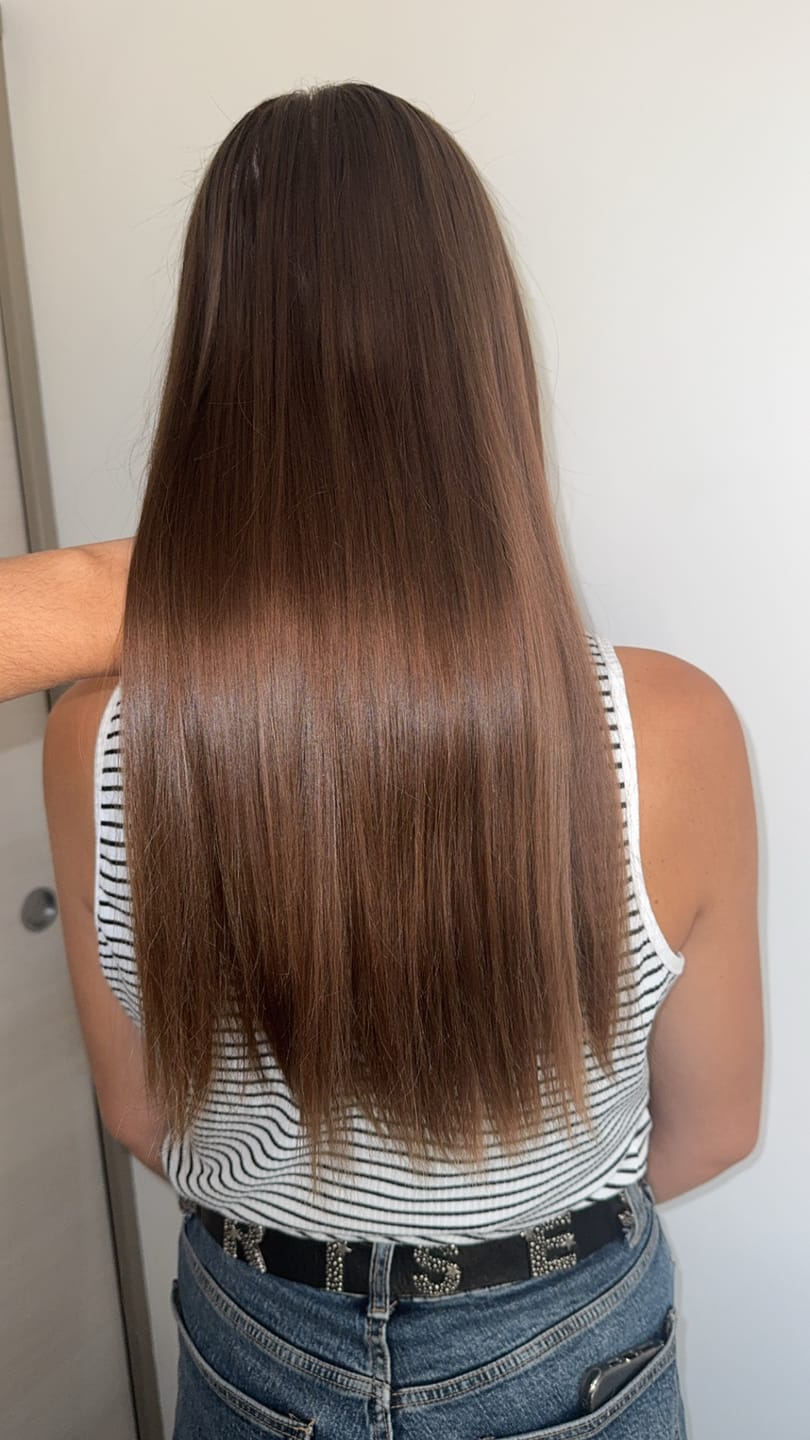 Customer photo review of Lissage Indien Deby Hair Lisa Indian (sans formol)