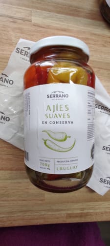 Customer photo review of Ajíes 850g, artesanales, picantes o suaves