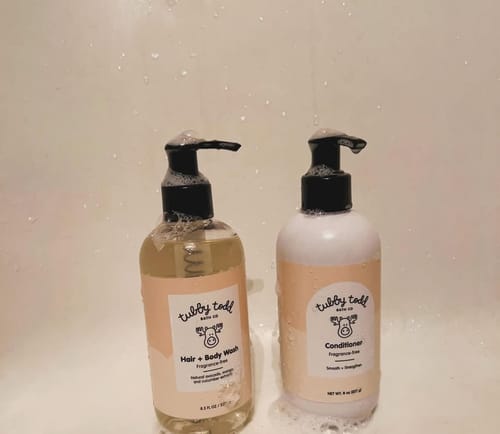 Customer photo review of Hair + Body Wash