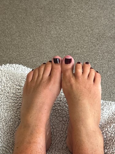 Customer photo review of CND™ Vinylux™ Black Cherry 15ml