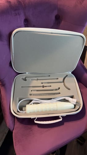 Customer photo review of Lumora™ Clinical High Frequency Therapy Set (7-in-1)