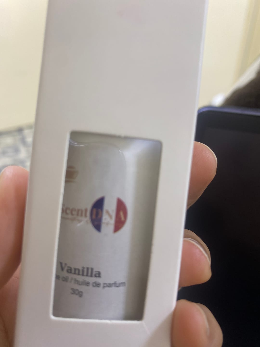 Customer photo review of Vanilla Perfume Oil
