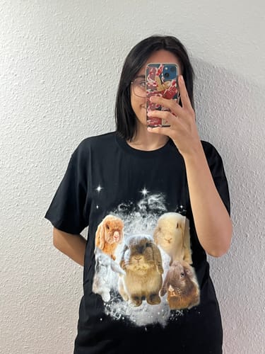Customer photo review of 90er Jahre Bootleg Partner - Individuelles T-Shirt