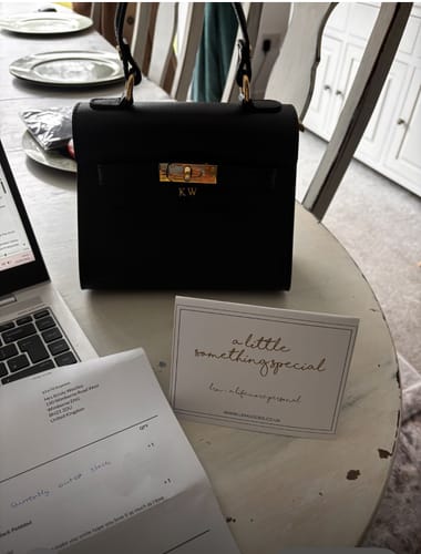 Customer photo review of Polly Top Handle Bag