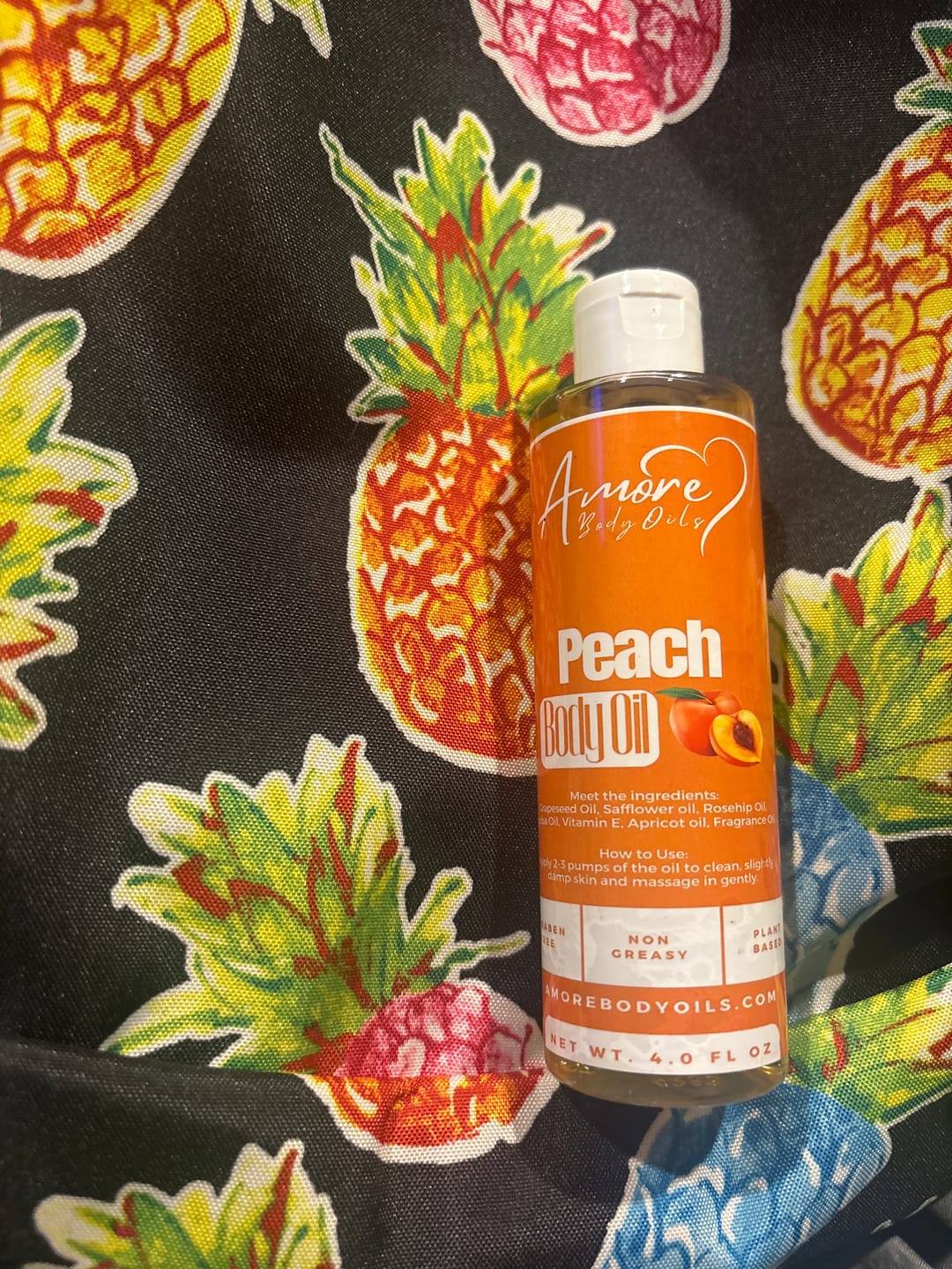 Customer photo review of Peach - Body Oil